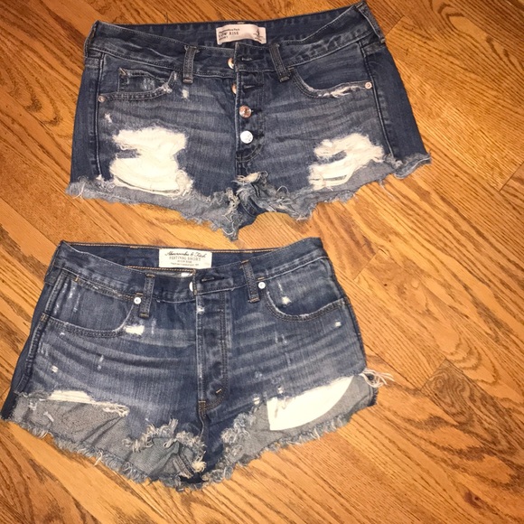 Abercrombie & Fitch Pants - 2 PAIR ABERCROMBIE DENIM SHORTS
